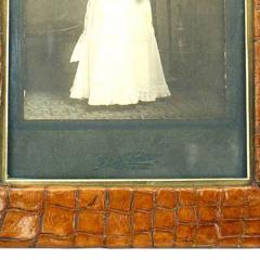 English Brown Crocodile Picture Frame - 4199080