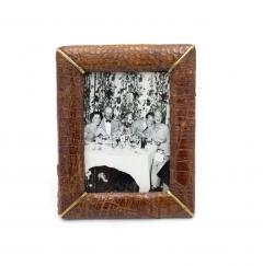 English Brown Crocodile Picture Frame - 4693582