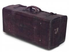 English Brown Leather Valise - 4529363