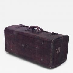 English Brown Leather Valise - 4529364