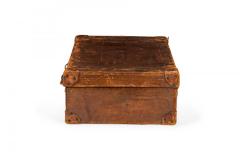 English Brown Leather Valise - 4669363