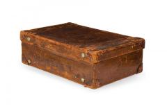 English Brown Leather Valise - 4669366