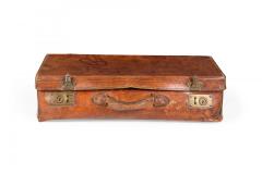 English Brown Leather Valise - 4669556