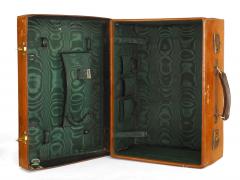 English Brown Leather Valise - 4670464
