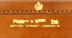English Brown Leather Valise - 4670465