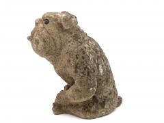 English Bulldog Garden Statue English Mid 20th C  - 4578357