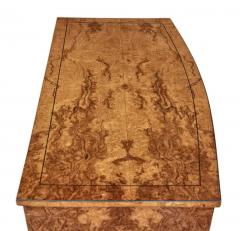 English Burr Walnut Bow Front Chest of Drawers circa 1870 with Bookmatch Veneer - 3547559