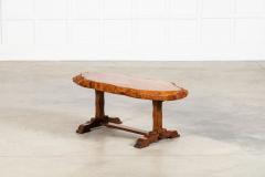 English Burr walnut Oak Coffee Table - 4355571