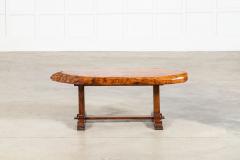 English Burr walnut Oak Coffee Table - 4355573