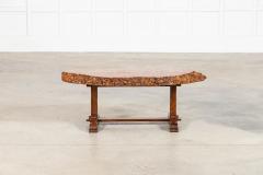 English Burr walnut Oak Coffee Table - 4355579