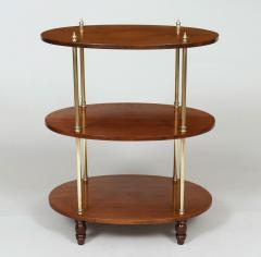 English Campaign Three Tier Stand or Side Table - 3311799