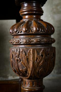 English Carved Oak Table - 282049