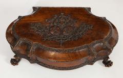 English Carved Walnut Box - 1890809