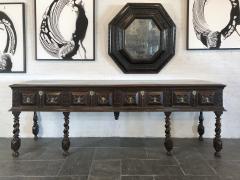 English Charles II Oak Long low Dresser Sideboard ca 1670 - 3837329