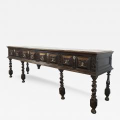 English Charles II Oak Long low Dresser Sideboard ca 1670 - 3841407