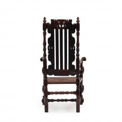 English Charles II Walnut Arm Chair - 1402740