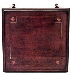 English Chinese Chippendale Mahogany End Table - 1437713