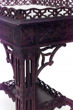 English Chinese Chippendale Mahogany Table - 919074