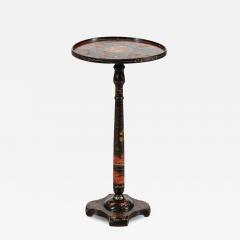 English Chinoiserie Lacquered Side Table - 4329088