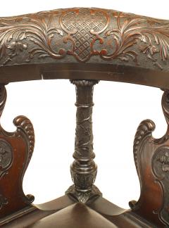 English Chippendale Mahogany Arm Chair - 1402440