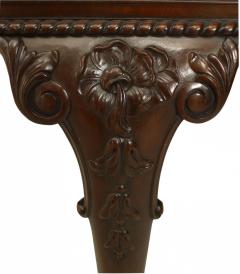 English Chippendale Mahogany Marble Center Table - 1424641