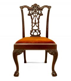 English Chippendale Mahogany Ribbon Side Chair - 1419801