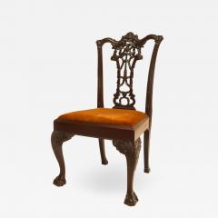 English Chippendale Mahogany Ribbon Side Chair - 1421765