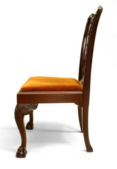 English Chippendale Mahogany Ribbon Side Chair - 4664419