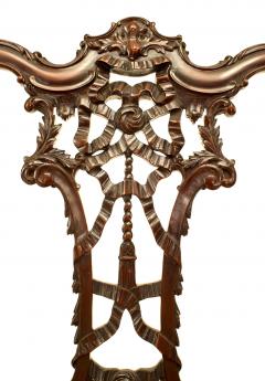 English Chippendale Mahogany Ribbon Side Chair - 4664422