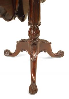 English Chippendale Mahogany Shell End Table - 1437624