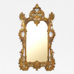 English Chippendale Style Gilt Carved Wall Mirror - 1403330