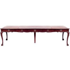 English Chippendale Style Mahogany Conference Table - 4646493