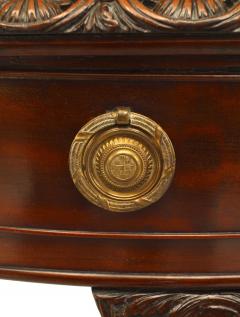 English Chippendale Style Mahogany Leather Center Table - 1424237