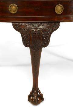 English Chippendale Style Mahogany Leather Center Table - 1424238