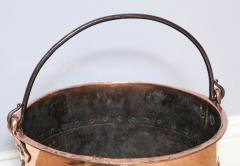 English Copper Bucket with Riveted Seams - 616716