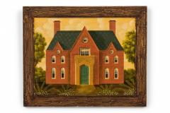 English Country Brick House Acrylic Painting F - 3177104