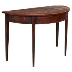 English Country Demilune Side Table - 3451958