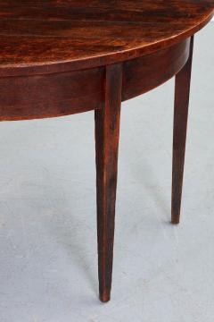 English Country Demilune Side Table - 3451965