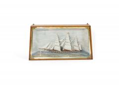 English Country Diorama Ship Wall Plaque - 4519676