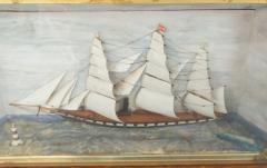 English Country Diorama Ship Wall Plaque - 4519679