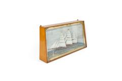 English Country Diorama Ship Wall Plaque - 4519680