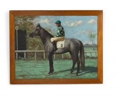 English Country Horse and Jockey Painting - 4516362
