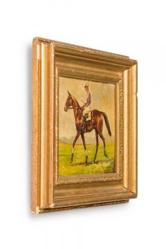English Country Horse and Jockey Painting - 4516923