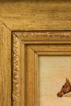 English Country Horse and Jockey Painting - 4654490