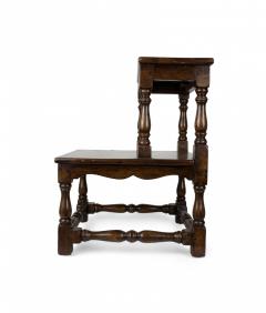 English Country Oak Library Ladder - 4520709