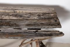 English Country Reclaimed Driftwood Garden Table - 1536759