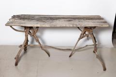 English Country Reclaimed Driftwood Garden Table - 1536761