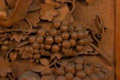 English Country Style Carved Walnut Wall Plaque - 4201373