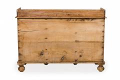 English Country Style Pine Wood Kneehole Desk - 4170165