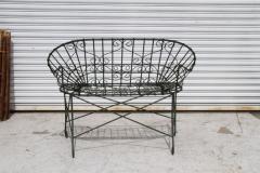 English Country Style Wire Outdoor Settee - 3049115